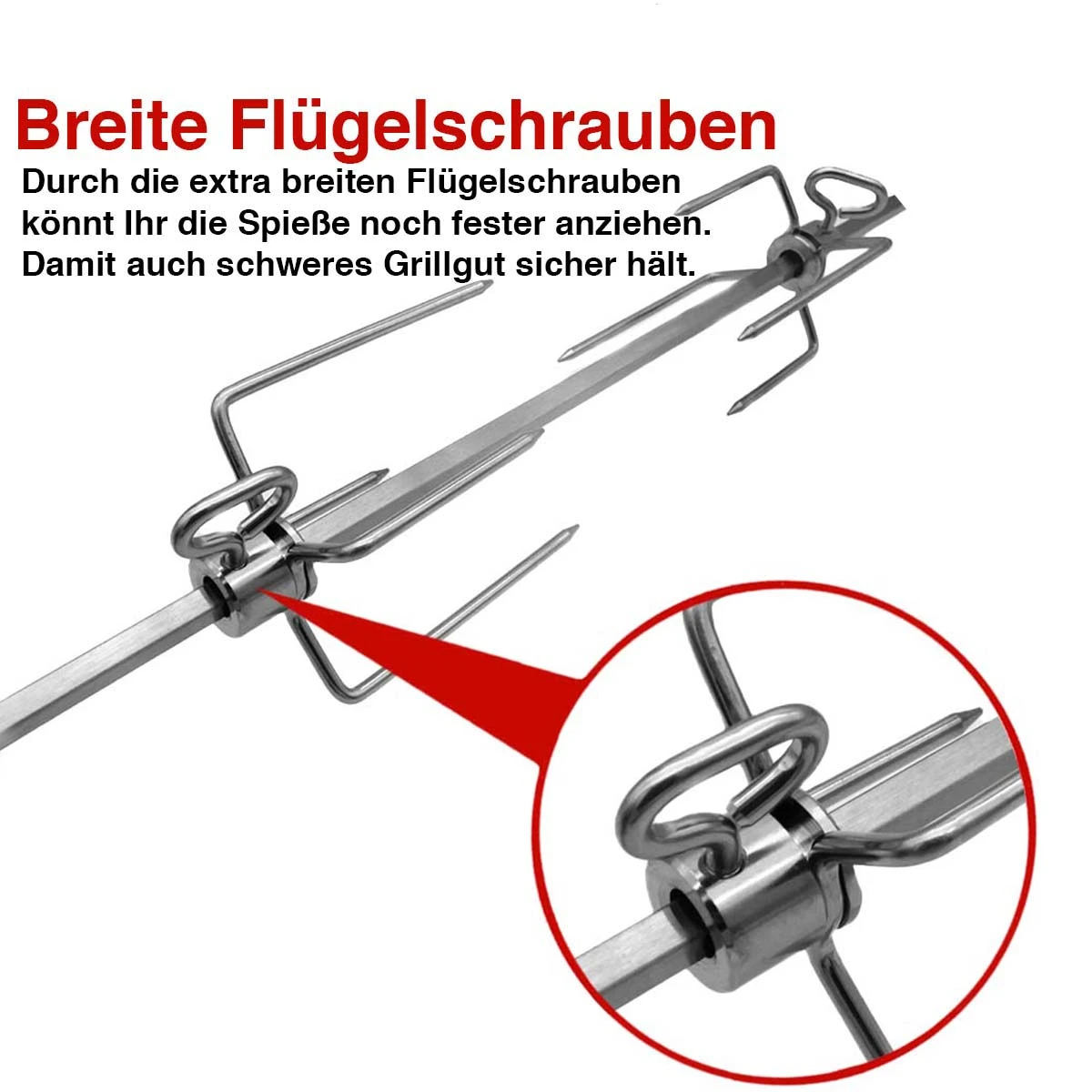 SANTOS Magnetischer Drehspieß Für SANTOS S-301 & S-318, Burnhard EARL 5 SANTOS Magnetischer Drehspieß Für SANTOS S-301 & S-318, Burnhard EARL – Bild 5