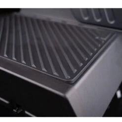 SANTOS S-518 Mit Seiten- Und Heckbrenner, Schwarz, Inkl. Drehspieß, Rostheber & Silikonablage & Graviertes ZWILLING Pro Messer -Santos Verkäufe 2d9a6e9f4fa8c86a995423626b2dfa66