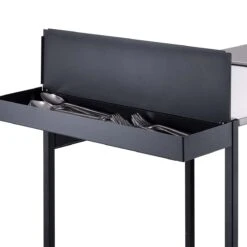 One Minute Kitchen Auflage Mit Klappdeckel, Schwarz