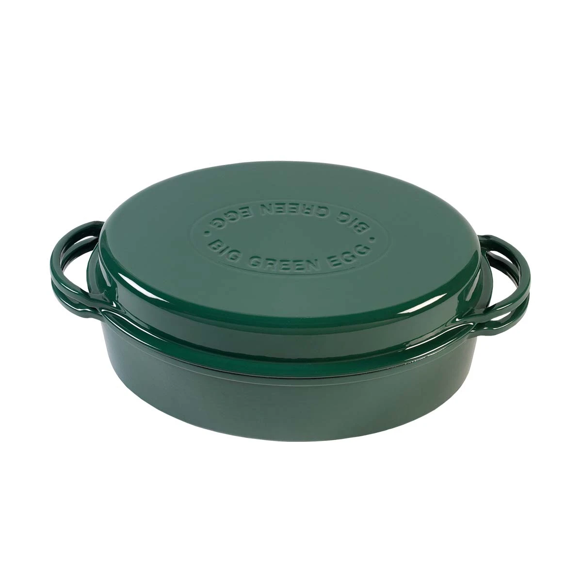 Big Green Egg Emaillierter Dutch Oven / Oval / 5,2L 1 Big Green Egg Emaillierter Dutch Oven / Oval / 5,2L