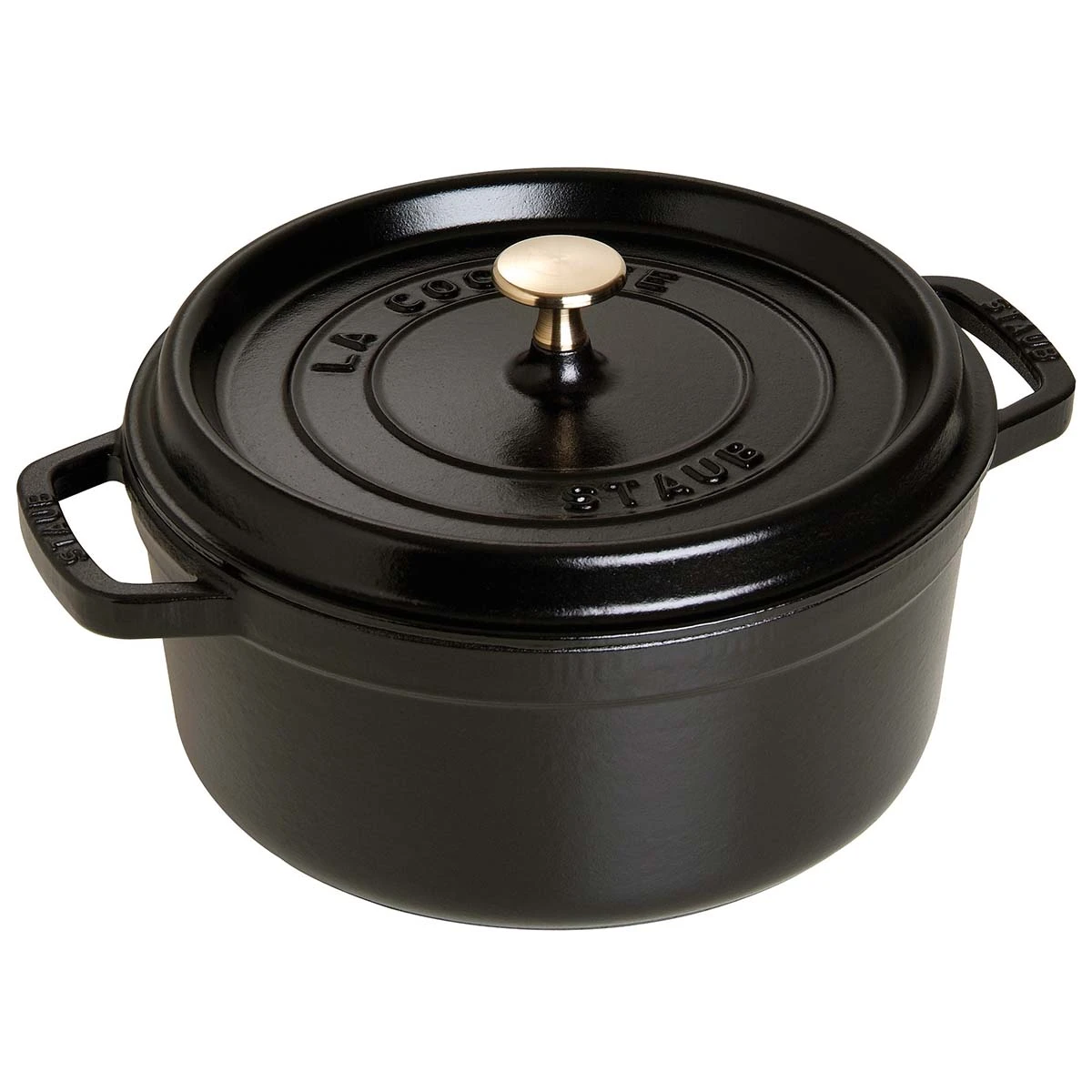 STAUB Cocotte, 24 Cm, Schwarz, Gusseisen 1 STAUB Cocotte, 24 Cm, Schwarz, Gusseisen
