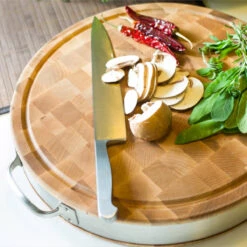 Boos Blocks Hackblock Mit Edelstahlring Stirnholz Classic, Ahorn Ø 38 Cm -Santos Verkäufe 7b22a681938b88408c941412aae4a330