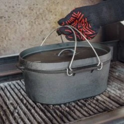 SANTOS Kastenform Oval Mit Deckel, Gusseisen, 42 X 31 Cm -Santos Verkäufe 7e2b0aefac9d35b1896150303b0c433e