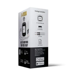 Borniak B-THERM Räucher Thermometer, Bluetooth, Inkl. 2 Fühler 7 Borniak B-THERM Räucher Thermometer, Bluetooth, Inkl. 2 Fühler -Santos Verkäufe borniak b therm thermometr bluetooth 2 probes eb30d98eb7b43bfca49e9a839f49eba0