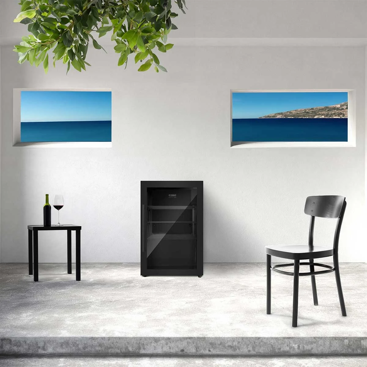 CASO BBQ Cooler Black S, Türanschlag Rechts 1 CASO BBQ Cooler Black S, Türanschlag Rechts