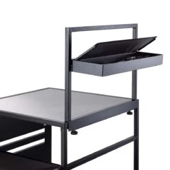 One Minute Kitchen Auflage Mit Klappdeckel, Schwarz -Santos Verkäufe ce6d5ab5738bf82ce230e4e00167e886