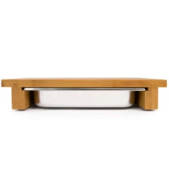 Cleenbo Classic Schneidebrett Bambus Mit Edelstahlwanne -Santos Verkäufe cleenbo bamboo gn ef629314234e381d8247849a636d7c77