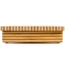 Cleenbo Classic Schneidebrett 43x29 Cm, Bambus Bicolor Mit Edelstahlwanne -Santos Verkäufe cleenbo classic gn bamboo bicolor cfcb508b7c4d50bbdc91d47deac9f689