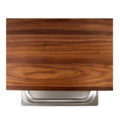 Cleenbo Schneidebrett Nussbaum Cube Mit Edelstahlwanne -Santos Verkäufe cleenbo cube walnut c667badebab68005c8f809547d99fba9