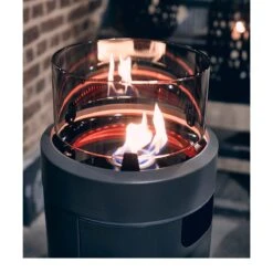 Enders NOVA LED Terrassenfeuer In L Black/chrome -Santos Verkäufe e44185a6480aceeca27d2f6b275a746f