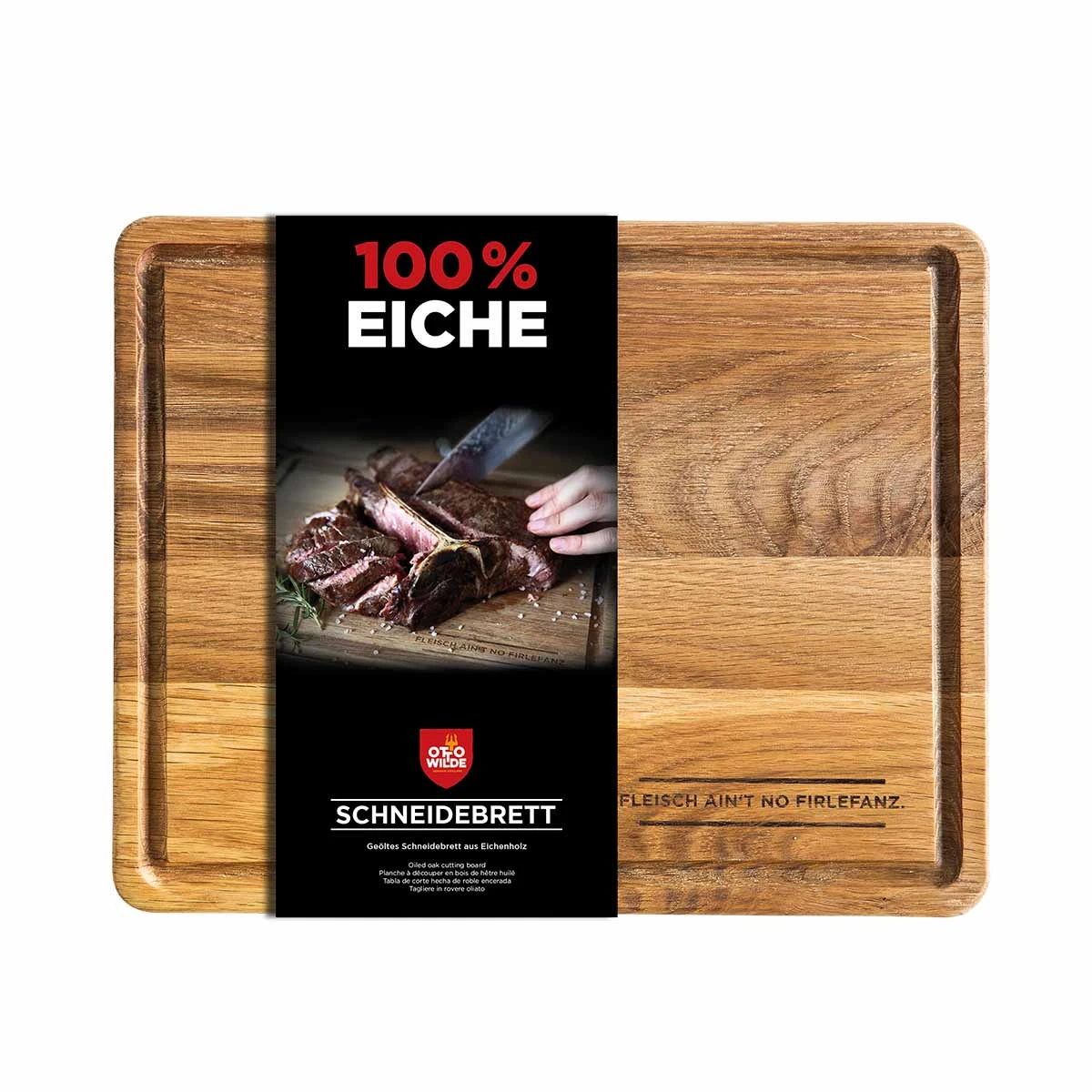 Otto Wilde Schneidebrett, Eichenholz 1 Otto Wilde Schneidebrett, Eichenholz