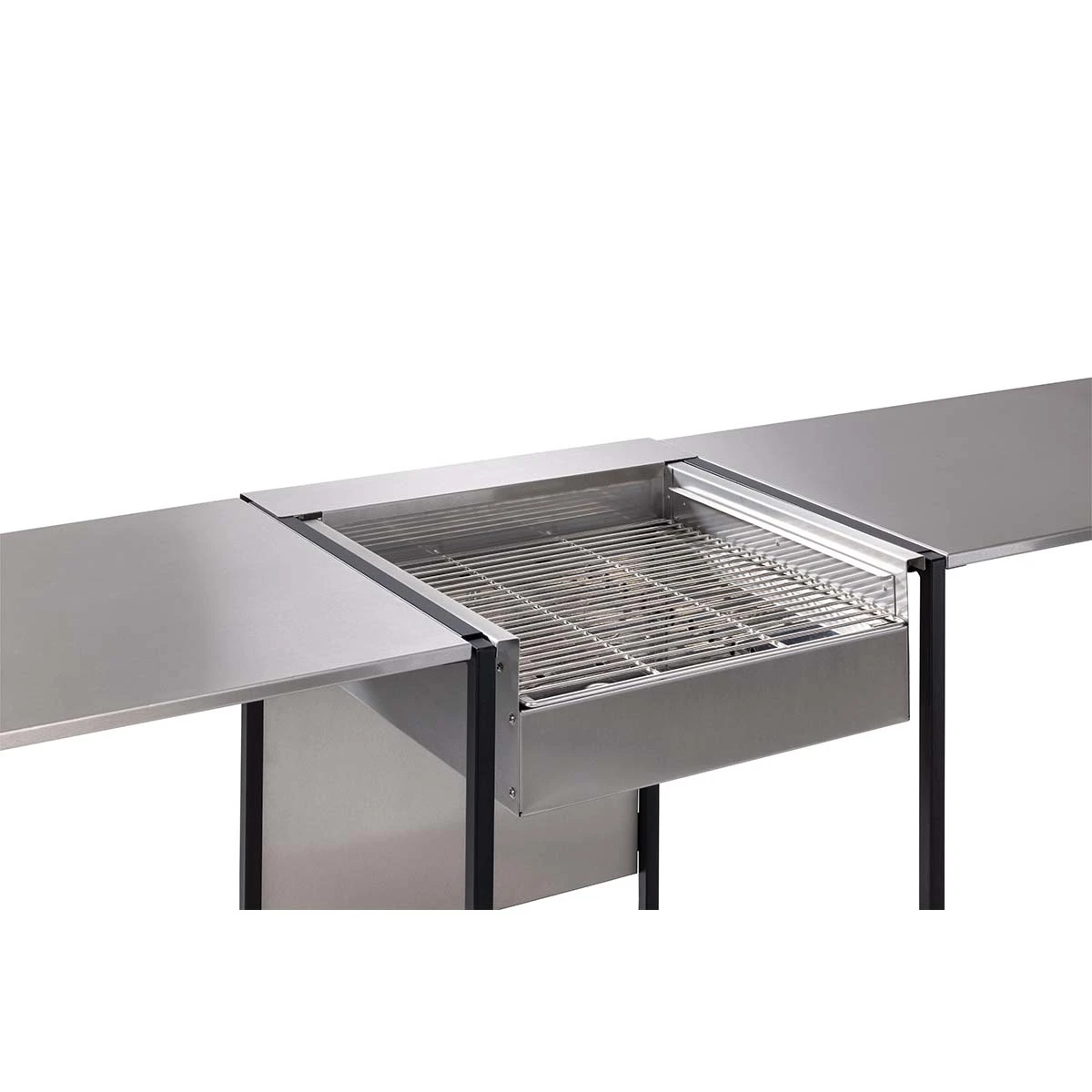 One Minute Kitchen Holzkohlegrill Einbaugrill, Edelstahl 2 One Minute Kitchen Holzkohlegrill Einbaugrill, Edelstahl – Bild 2