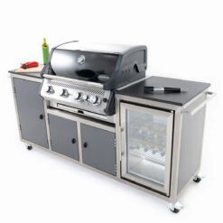 INDRAdesign Blackline Gasgrillstation Mit SANTOS Free S-410 & Kühlschrank / Anthrazit -Santos Verkäufe indradesign blackline gasgrillstation mit santos free s 410 kuehlschrank anthrazit 303df3290547225cbec7b72ef46af399