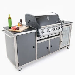 INDRAdesign Blackline Gasgrillstation Mit SANTOS Free S-410 & Kühlschrank / Anthrazit -Santos Verkäufe indradesign blackline gasgrillstation mit santos free s 410 kuehlschrank anthrazit bc062058c028e0a70f7cd4898b8b5f99