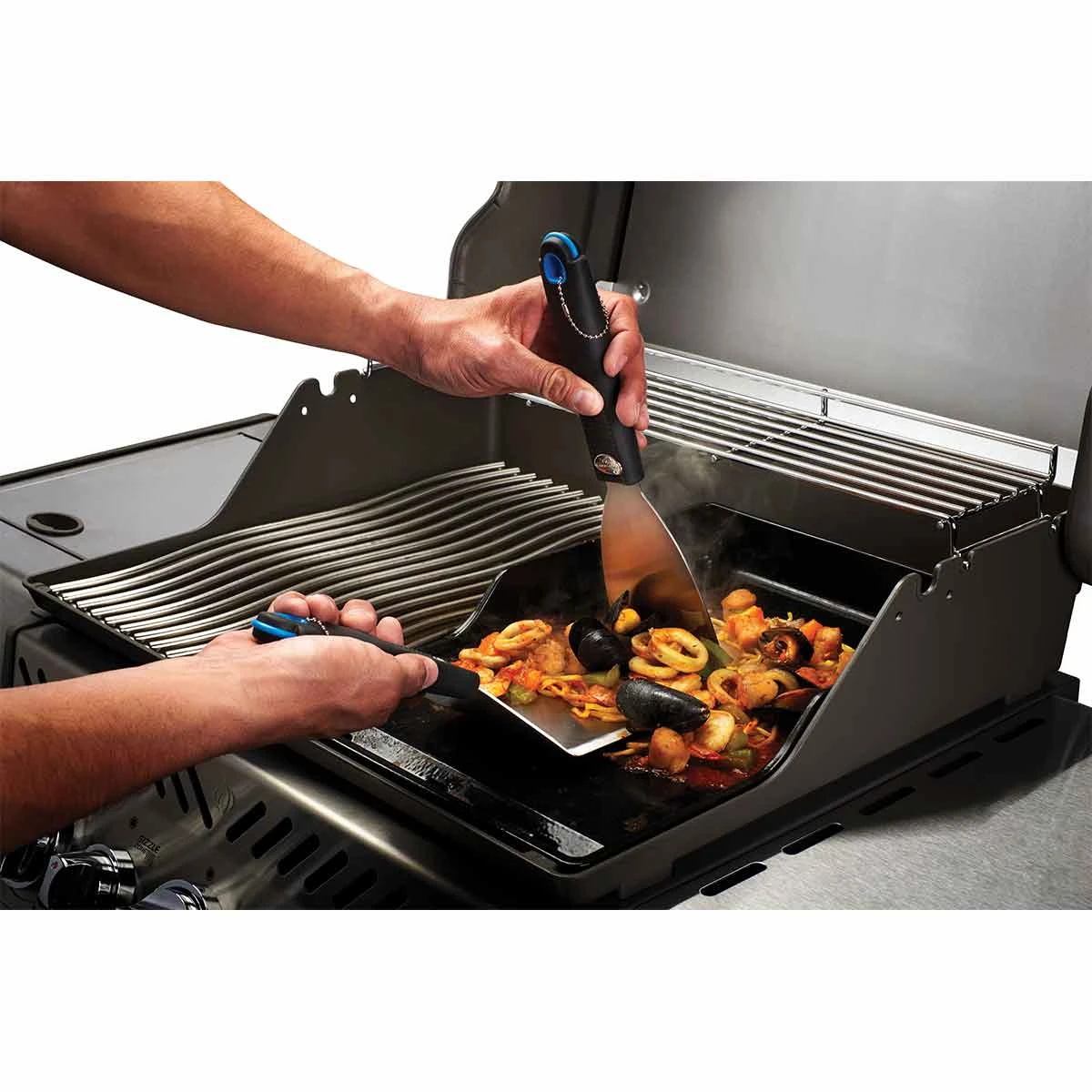 Napoleon 2-teiliges Plancha Tool-Set, Edelstahl 2 Napoleon 2-teiliges Plancha Tool-Set, Edelstahl – Bild 2