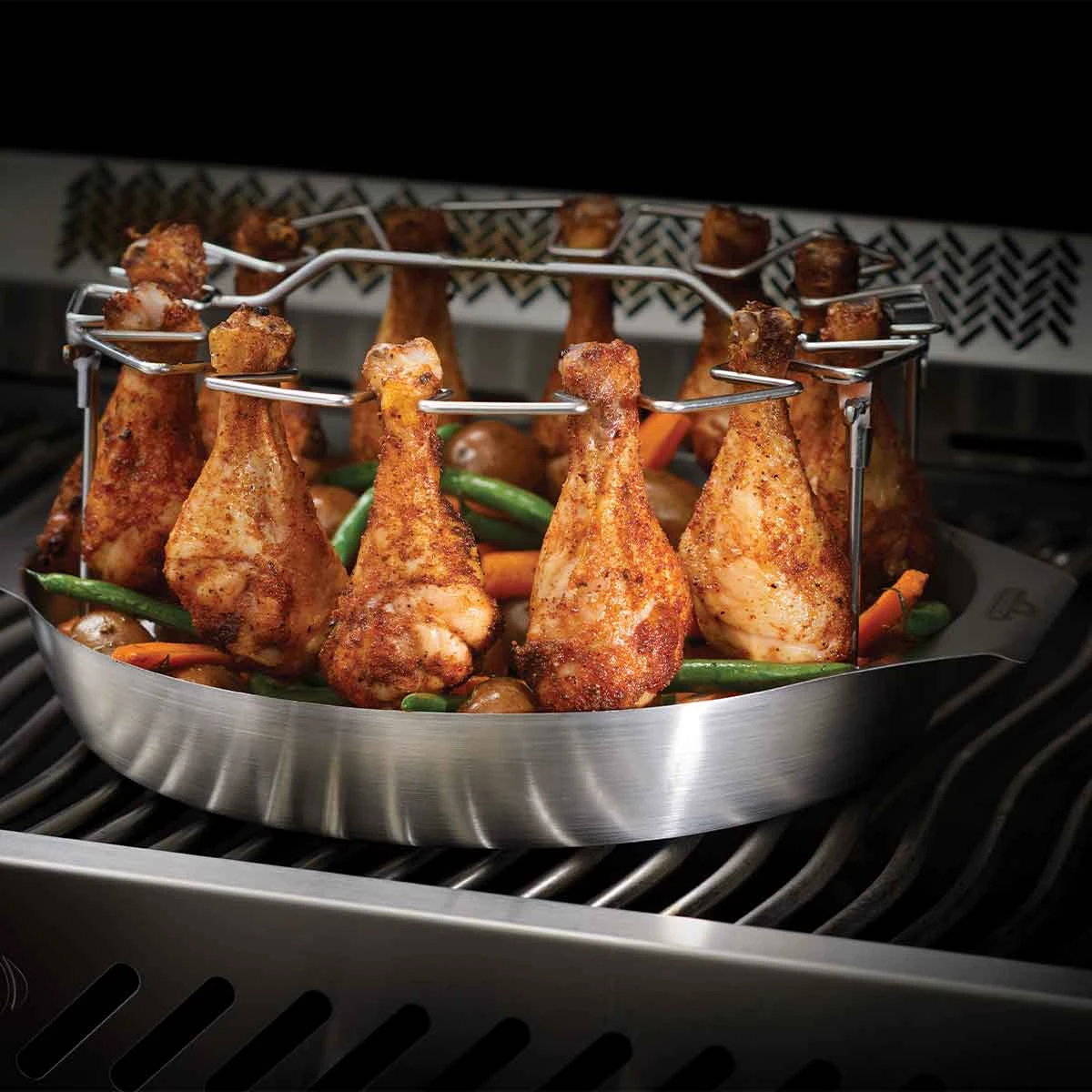 Napoleon Hähnchenkeulen-Halter Inkl. Schale, Ø 29 Cm 3 Napoleon Hähnchenkeulen-Halter Inkl. Schale, Ø 29 Cm – Bild 3