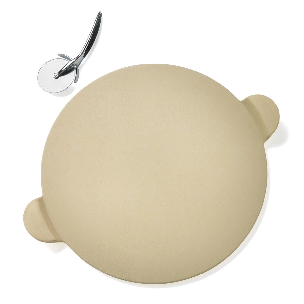 Napoleon PRO Pizzastein Mit Pizzaschneider, Ø 38 Cm 2 Napoleon PRO Pizzastein Mit Pizzaschneider, Ø 38 Cm – Bild 2