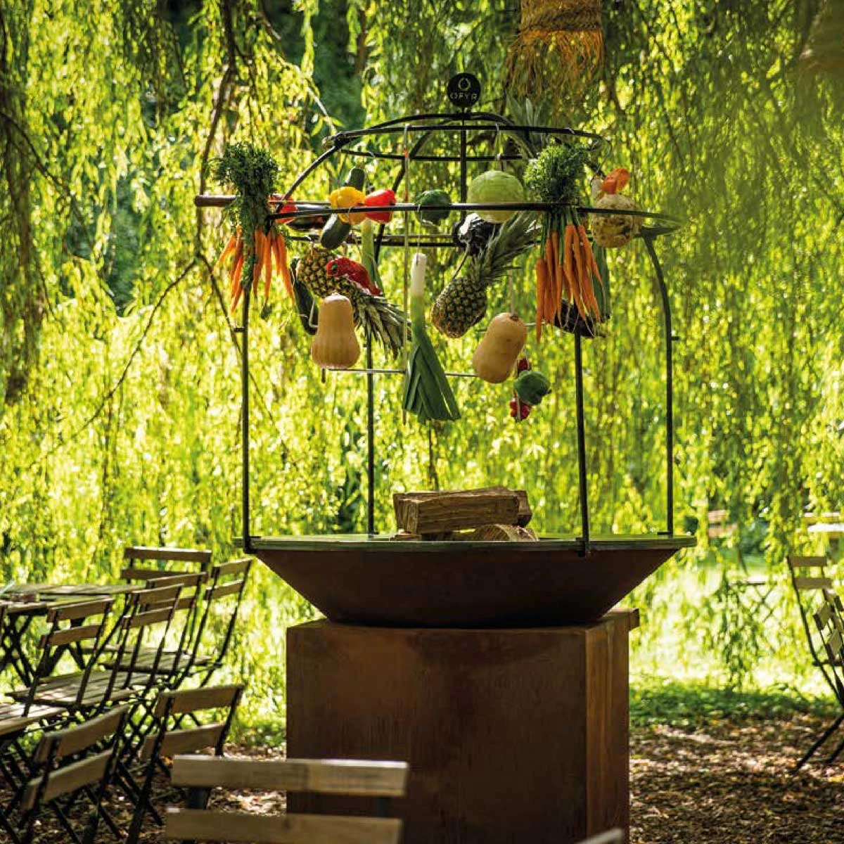 OFYR Feuerplatte Classic Corten 120 PRO+ 1 OFYR Feuerplatte Classic Corten 120 PRO+