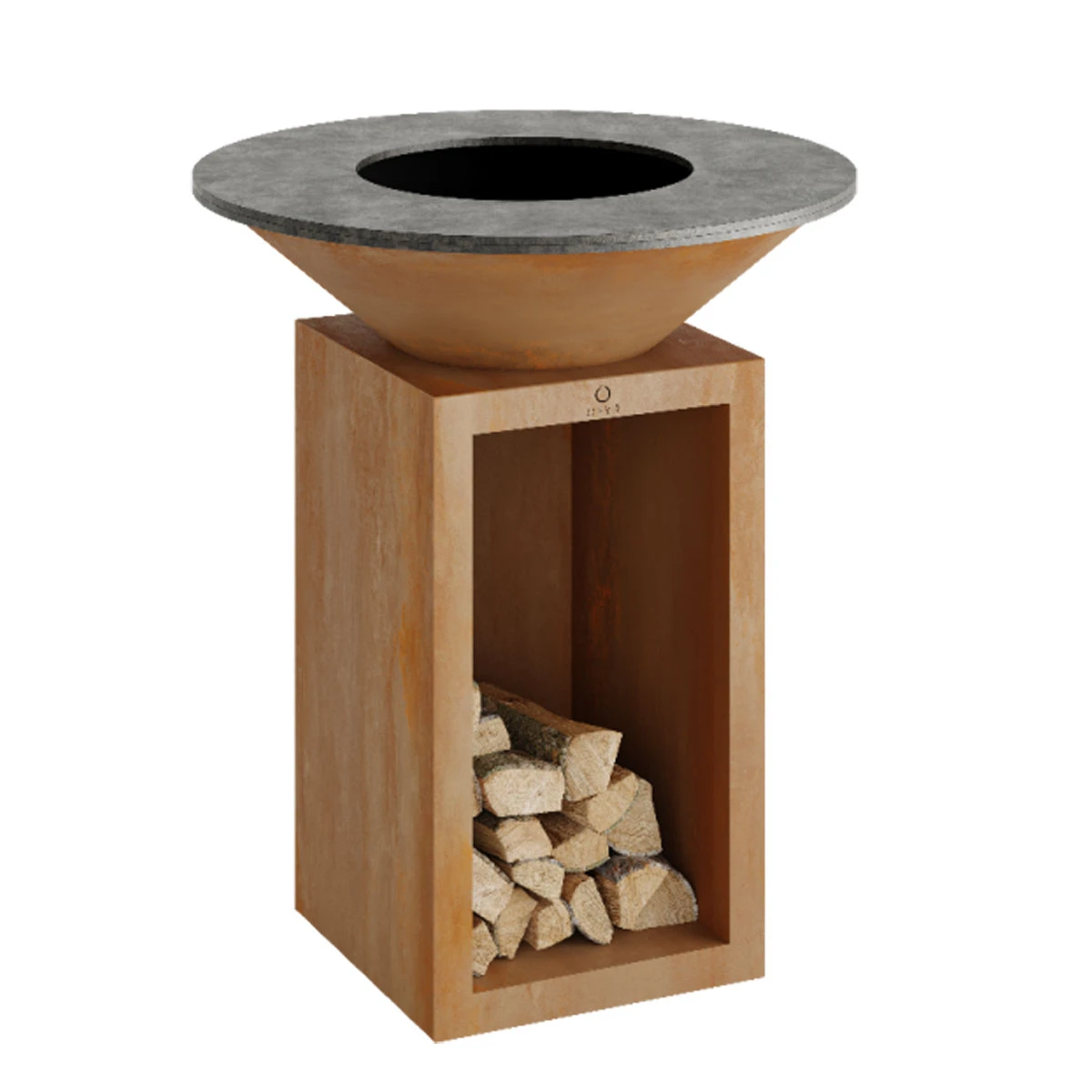 OFYR Feuerplatte Classic Storage Corten 85 7 OFYR Feuerplatte Classic Storage Corten 85 – Bild 7