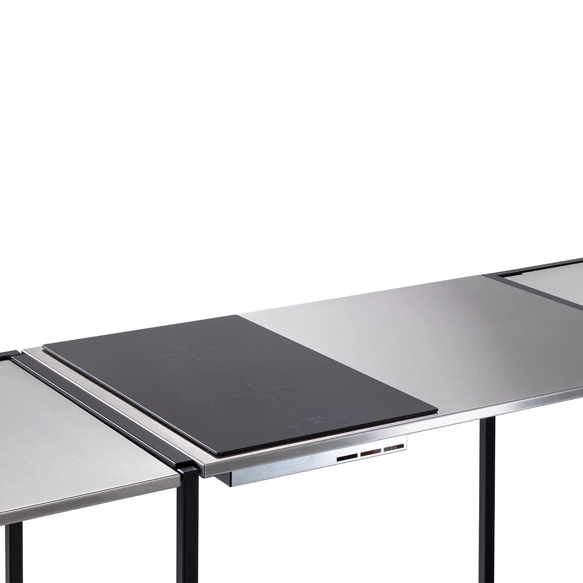 One Minute Kitchen Arbeitsplatte Mit Induktionskochfeld, Edelstahl 1 One Minute Kitchen Arbeitsplatte Mit Induktionskochfeld, Edelstahl