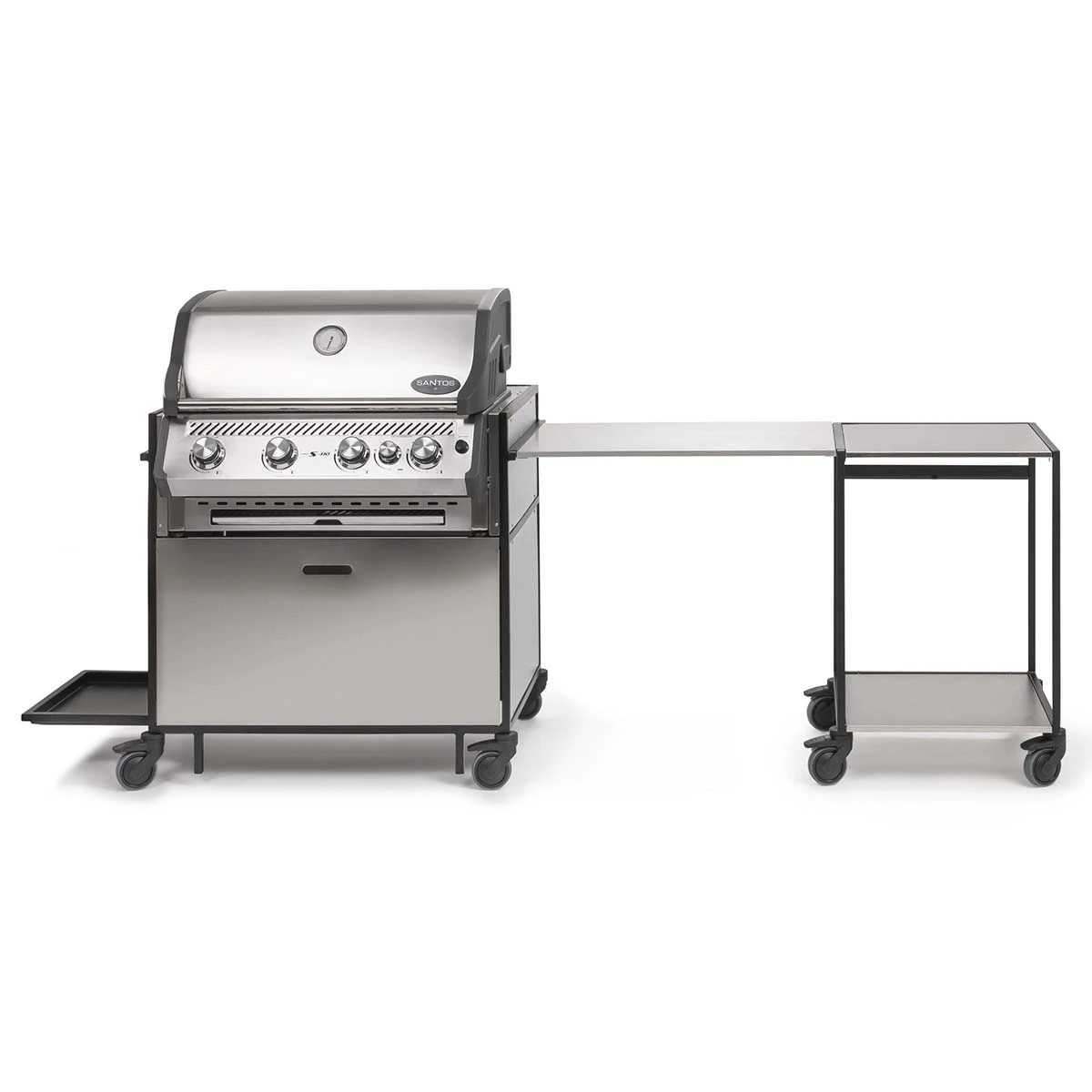 One Minute Kitchen Mobile Außenküche 2.0 Basic, Schwarz 1 One Minute Kitchen Mobile Außenküche 2.0 Basic, Schwarz