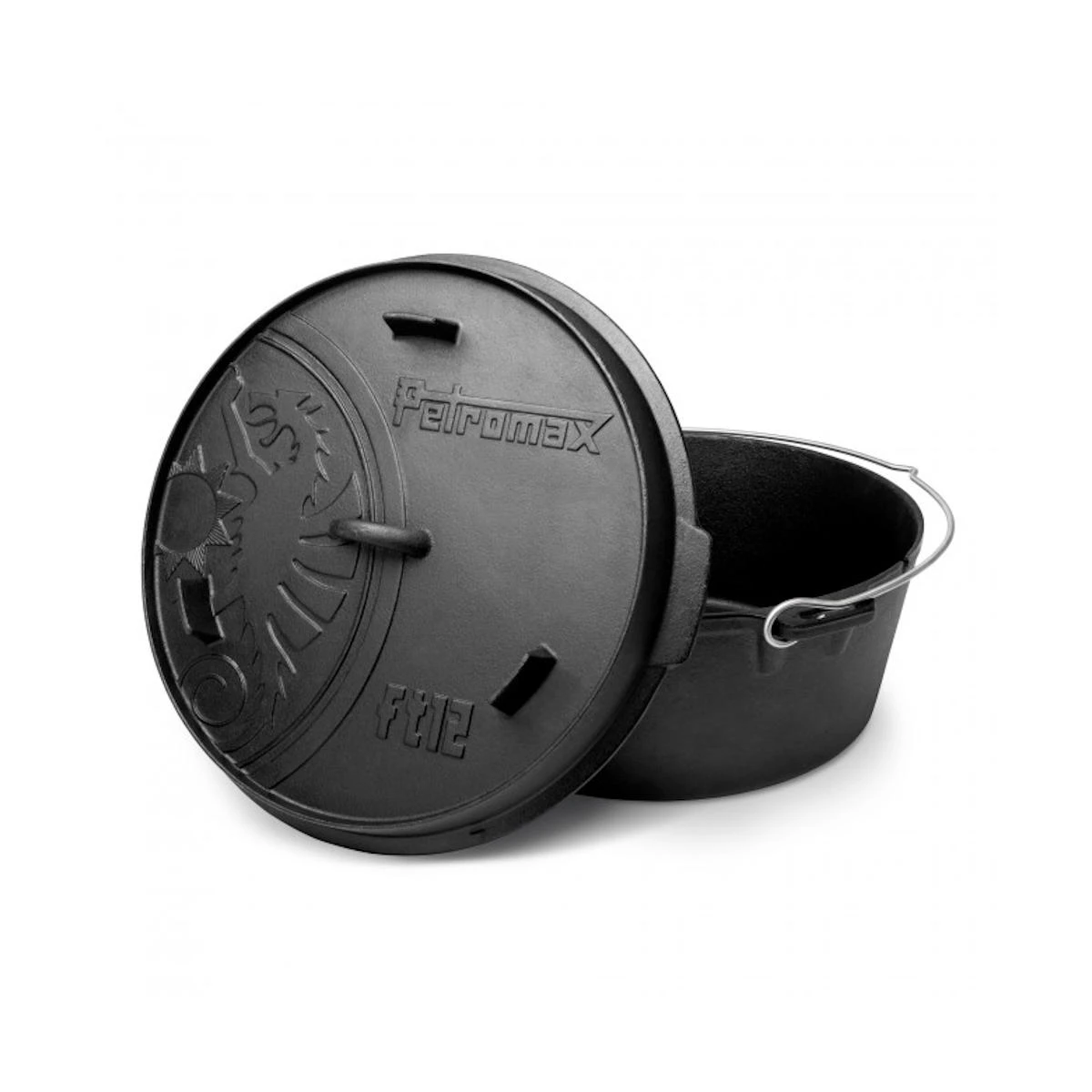 Petromax Feuertopf Ft12-t Dutch Oven Mit Planem Boden 2 Petromax Feuertopf Ft12-t Dutch Oven Mit Planem Boden – Bild 2