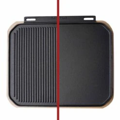 SANTOS Wende-Gussplatte Mit Holzuntersetzer Und Abnehmbaren Griffen 40 X 32 X 1,9 Cm -Santos Verkäufe s wende gussplatte mit holzuntersetzer und abnehmbaren griffen 40 cm x 32 25 cm x 1 9 cm 1299fd58266391b0b423378b8fb504b0