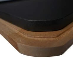 SANTOS Wende-Gussplatte Mit Holzuntersetzer Und Abnehmbaren Griffen 40 X 32 X 1,9 Cm -Santos Verkäufe s wende gussplatte mit holzuntersetzer und abnehmbaren griffen 40 cm x 32 25 cm x 1 9 cm b66e816de74a2e8295711067a25fd600