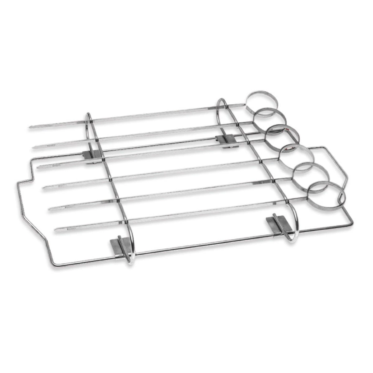 SANTOS 6-teiliges Schaschlik-Set Mit Gestell, Edelstahl 3 SANTOS 6-teiliges Schaschlik-Set Mit Gestell, Edelstahl – Bild 3