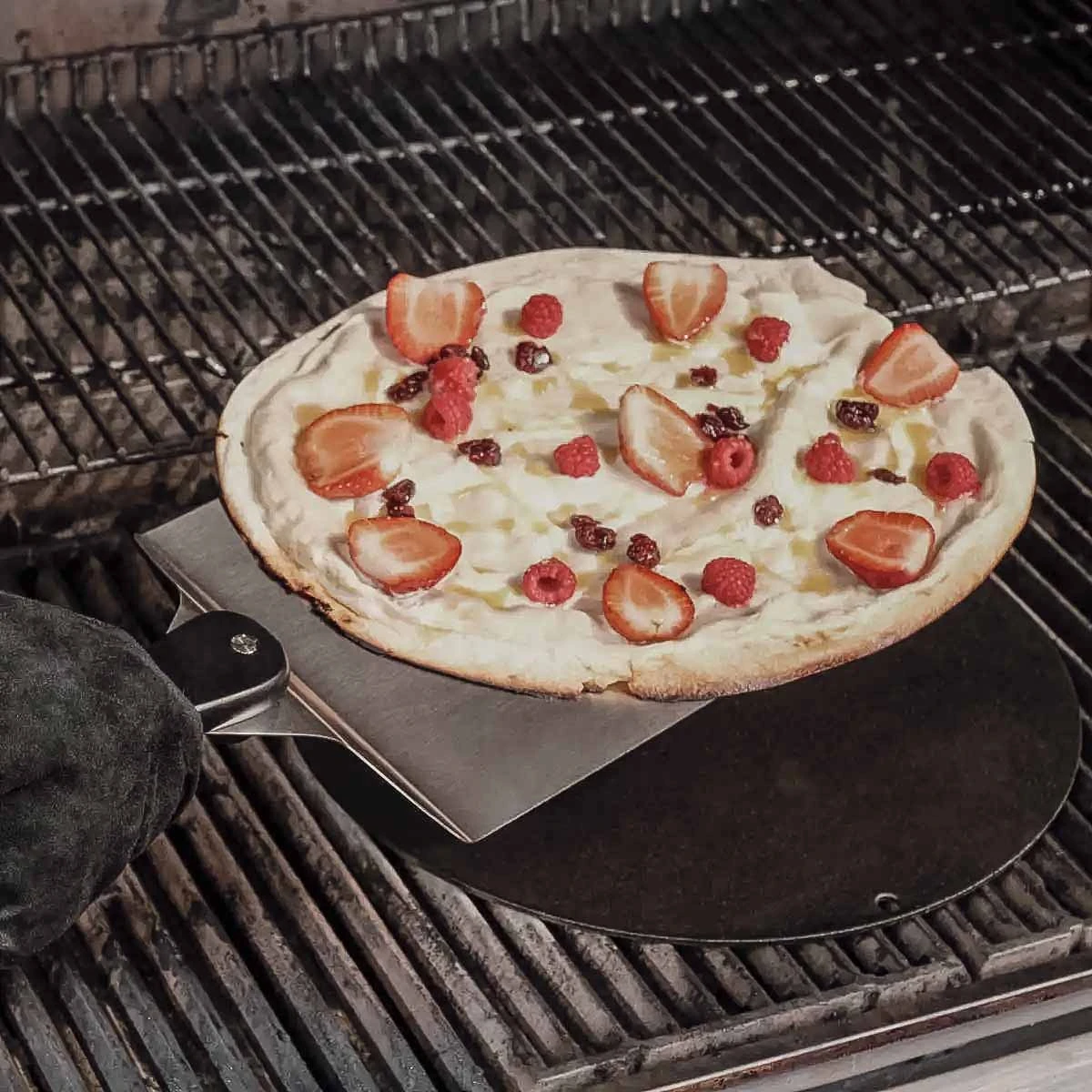 SANTOS Runde Backplatte Aus Carbonstahl Für Pizza & Co. ø 36,5 Cm 3 SANTOS Runde Backplatte Aus Carbonstahl Für Pizza & Co. ø 36,5 Cm – Bild 3