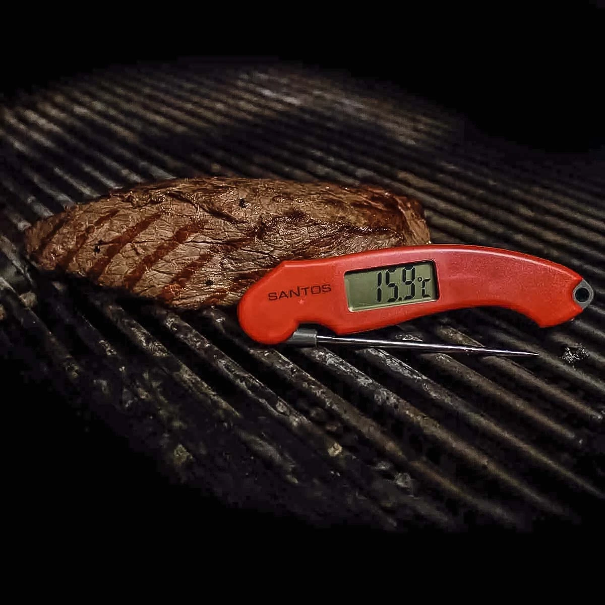 SANTOS BBQ Thermometer Klappbar, Digital-Grillthermometer 3 SANTOS BBQ Thermometer Klappbar, Digital-Grillthermometer – Bild 3