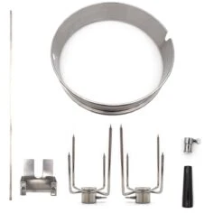 SANTOS Premium Grillspieß Drehspieß Set Für Kugelgrill (Ø 57 Cm) Edelstahl -Santos Verkäufe santos drehspie set fuer kugelgrill 57 cm edelstahl da7be3f15a2403cb1c81419b5f8c7c8c