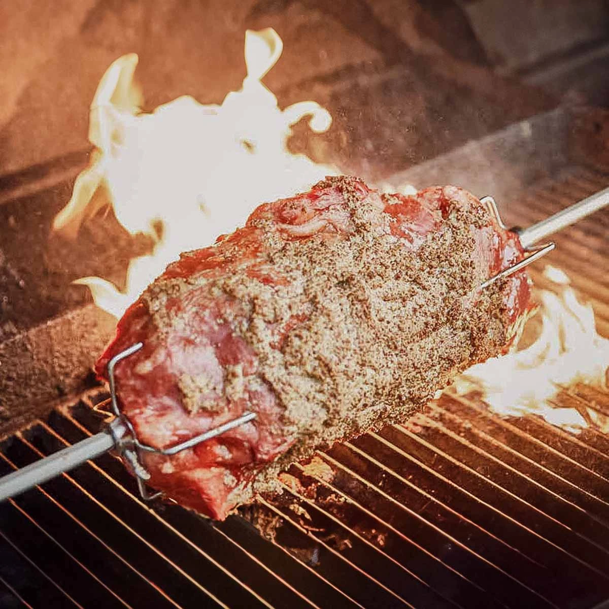 SANTOS Drehspieß Für Weber Genesis II 200er Und 300er 3 SANTOS Drehspieß Für Weber Genesis II 200er Und 300er – Bild 3