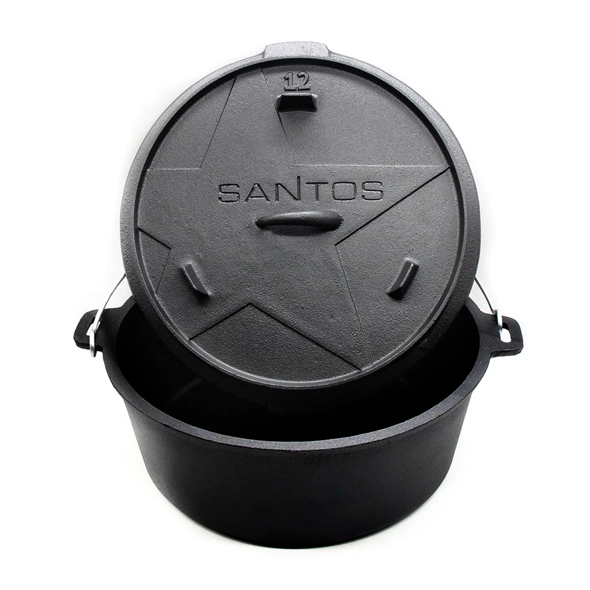 SANTOS Dutch Oven 12qt Ohne Füße 4 SANTOS Dutch Oven 12qt Ohne Füße – Bild 4