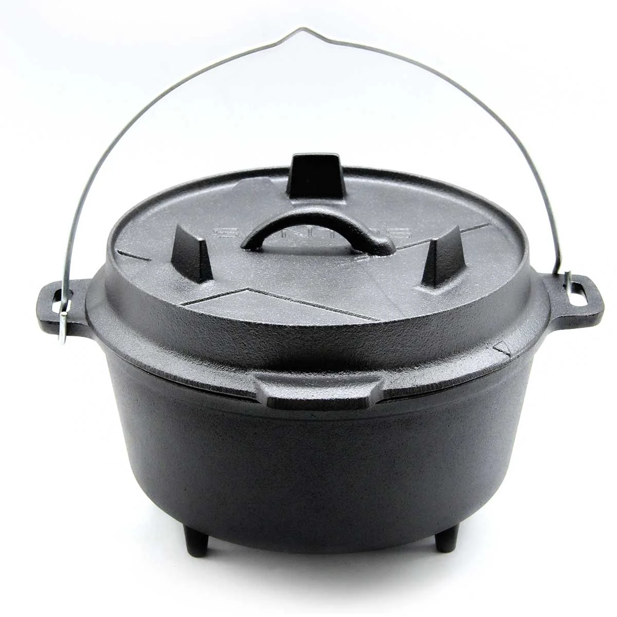 SANTOS Dutch Oven 3,7 Liter (4,5 Qt) Mit Füßen 3 SANTOS Dutch Oven 3,7 Liter (4,5 Qt) Mit Füßen – Bild 3