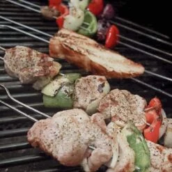 SANTOS Edelstahl Doppelspieße 8 Stück -Santos Verkäufe santos edelstahl doppelspie e 8 stueck 45a9643cc16a87efd5bf82fb2859cb11