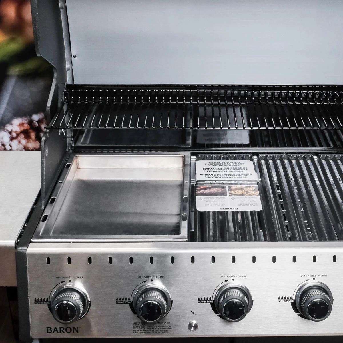 SANTOS Plancha, Einsatzpfanne Für Broil King Baron & Crown 2 SANTOS Plancha, Einsatzpfanne Für Broil King Baron & Crown – Bild 2