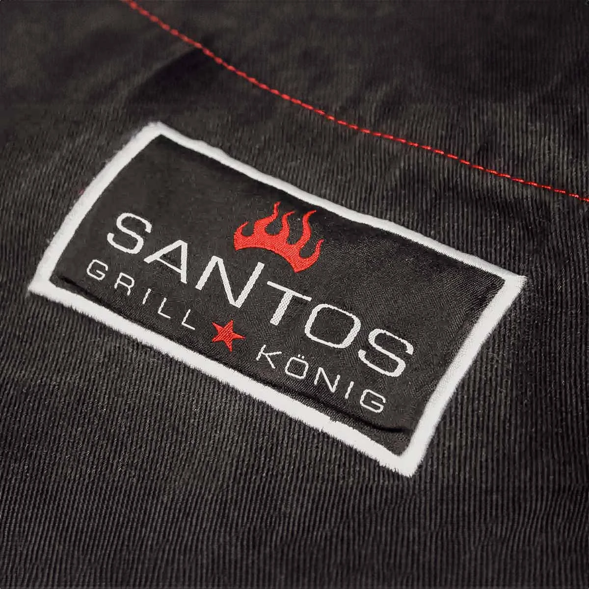 SANTOS Grillschürze „Grillkönig", Baumwolle 2 SANTOS Grillschürze „Grillkönig", Baumwolle – Bild 2