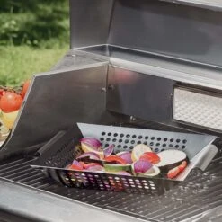 SANTOS Gemüsekorb XL / Grillwok Schwarz, 30,5 X 30,5 cm -Santos Verkäufe santos grillwok schwarz 30 5 x 30 5 58431ea3d5618f9aea3620d2bd25dc31