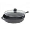 SANTOS Gusseiserne Pfanne Mit Deckel, Ø 30 Cm
