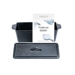 SANTOS Kastenform K4 Mit Deckel, Aus Gusseisen, 34 X 13 Cm -Santos Verkäufe santos kastenform k4 mit deckel aus gusseisen 4eb652606d5854bd56cce11b6691ae80