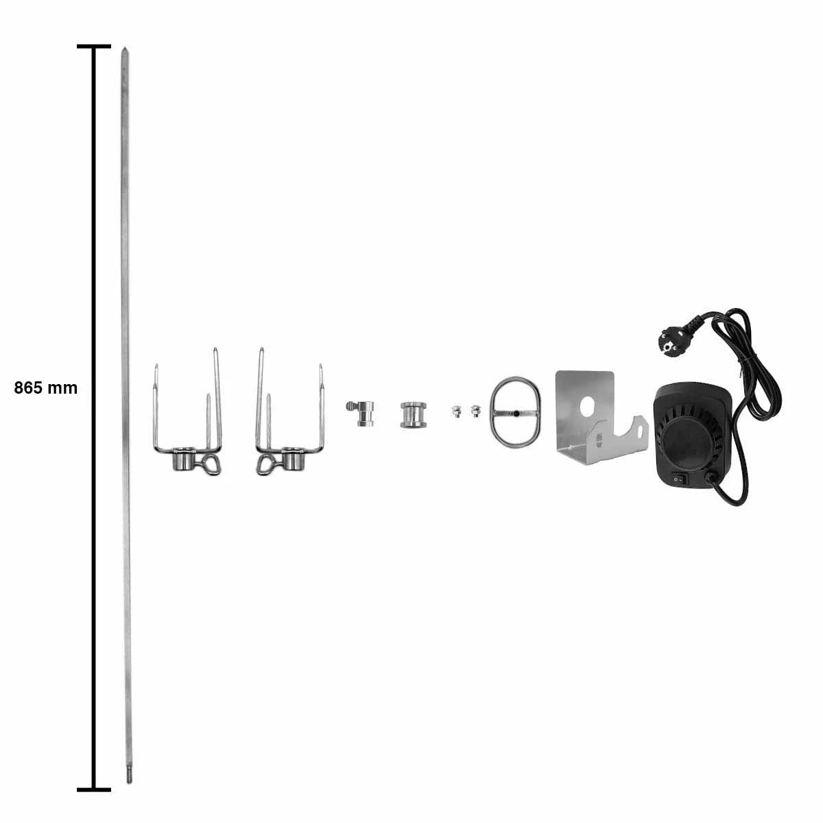 SANTOS Premium Drehspieß Für Napoleon Rogue 525er 1 SANTOS Premium Drehspieß Für Napoleon Rogue 525er