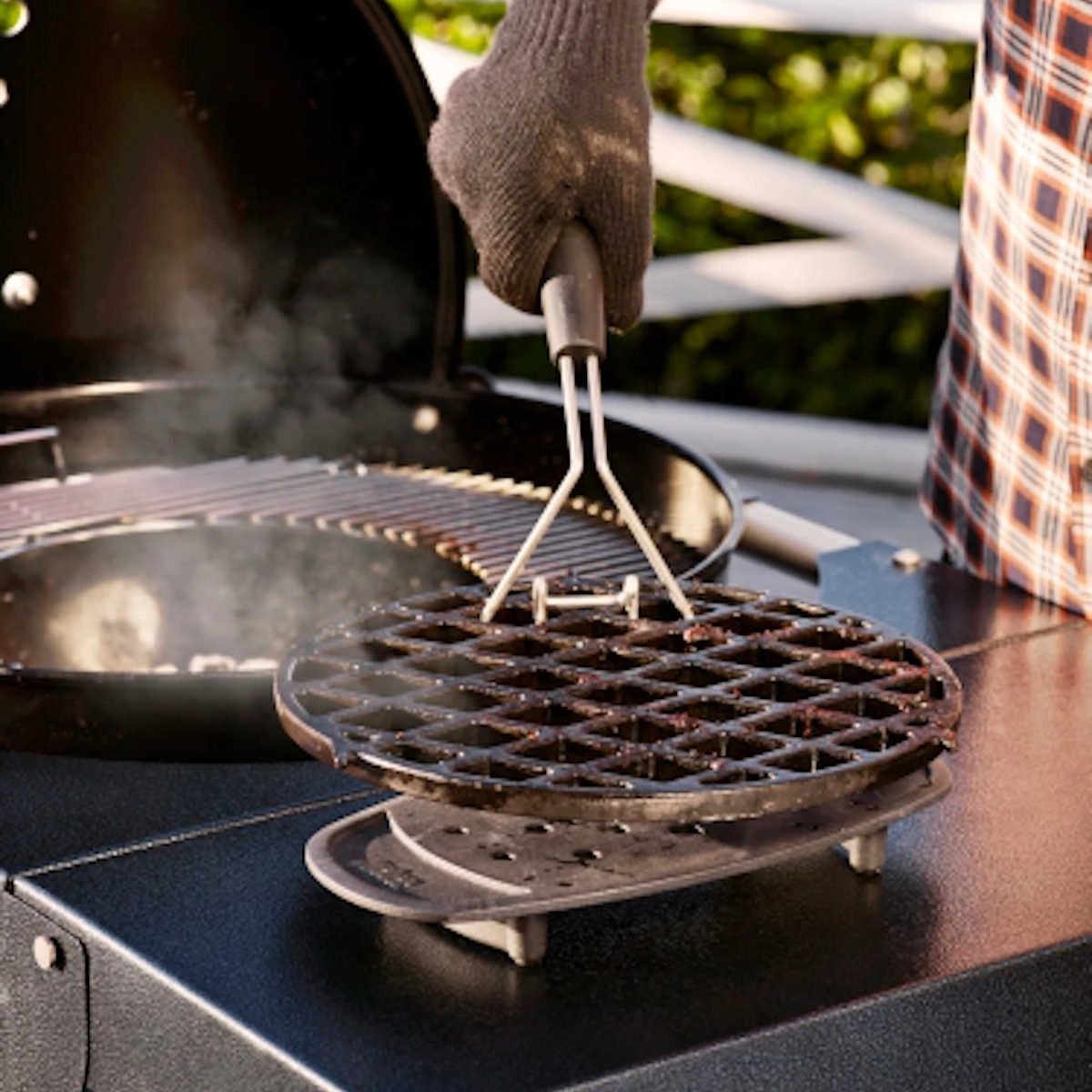 Weber Untersetzer Für GBS Kochgeschirr, Gusseisen 1 Weber Untersetzer Für GBS Kochgeschirr, Gusseisen