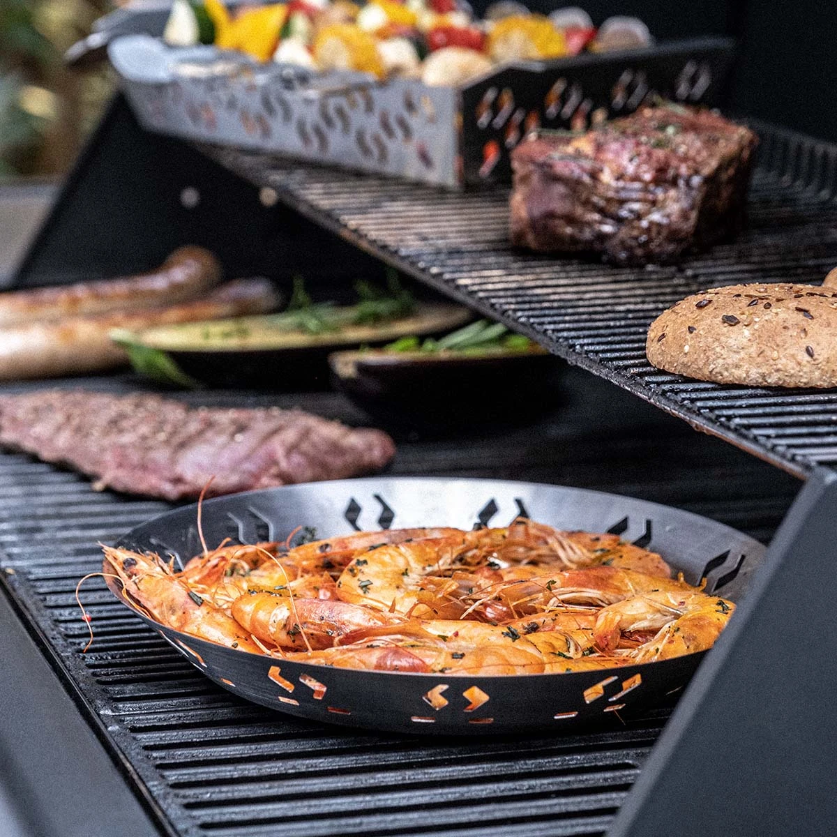 ZWILLING BBQ+ Grillkorb Mit Griff, 26 Cm, Rund, Edelstahl 7 ZWILLING BBQ+ Grillkorb Mit Griff, 26 Cm, Rund, Edelstahl – Bild 7